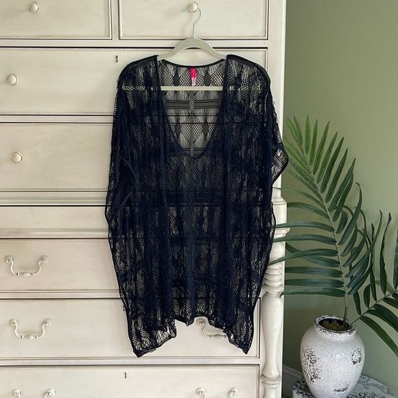 Victoria's Secret Other - Victoria’s Secret Black Swimsuit coverup M/L